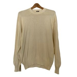 Kiton Napoli Sweater Men’s Medium Cotton Pullover Knit Long Sleeve